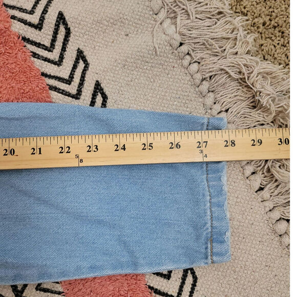 Universal Thread Long Sleeve Zip Up Light Wash Long Length Denim Jacket, sz 16 - Picture 13 of 13